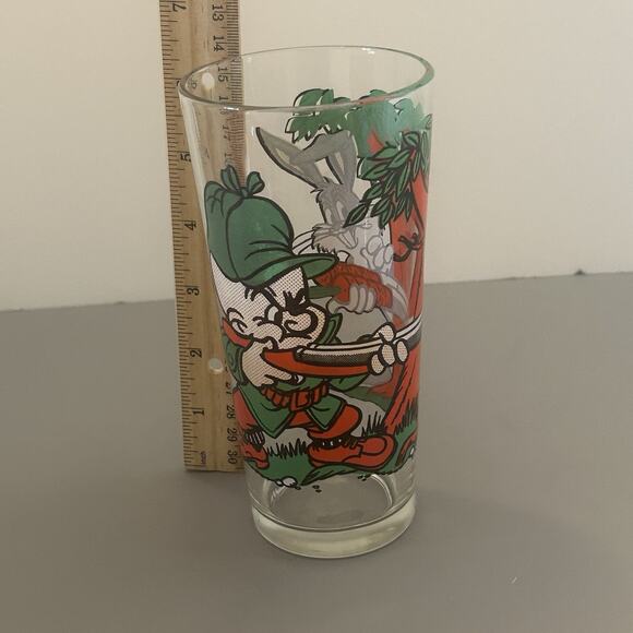 1976 Pepsi Looney Tunes WB Bugs Bunny Elmer Fudd Drinking Glass Vintage #22 - Picture 5 of 5